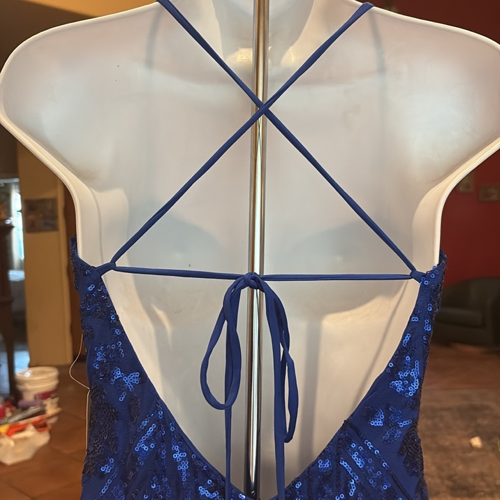 NWT Windsor blue sequined mini dress - Picture 10 of 11